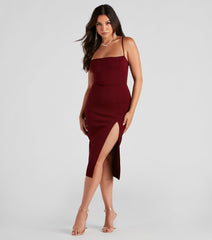 Henley Formal Lace-Up Midi Dress creates the perfect summer wedding guest dress or cocktail party dresss with stylish details in the latest trends for 2023!