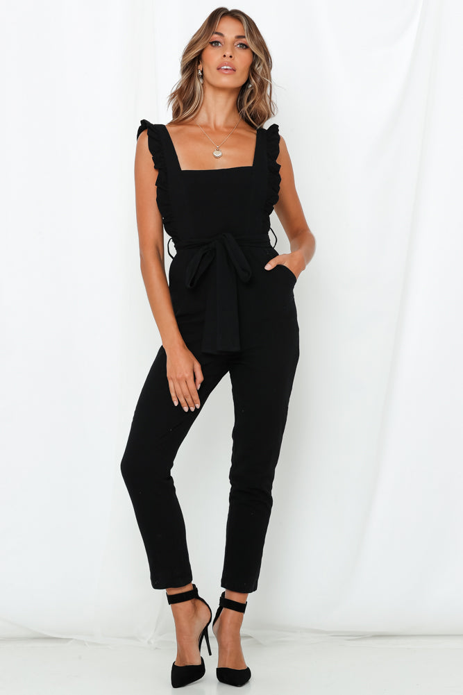 My Kind Of Night Jumpsuit Black