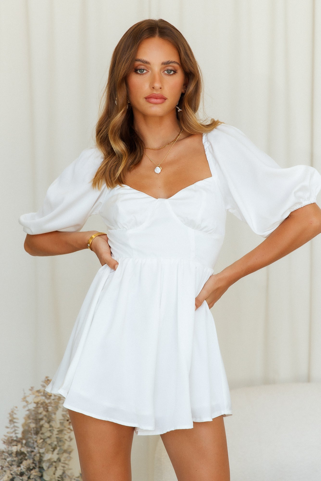 Beggin For You Romper White