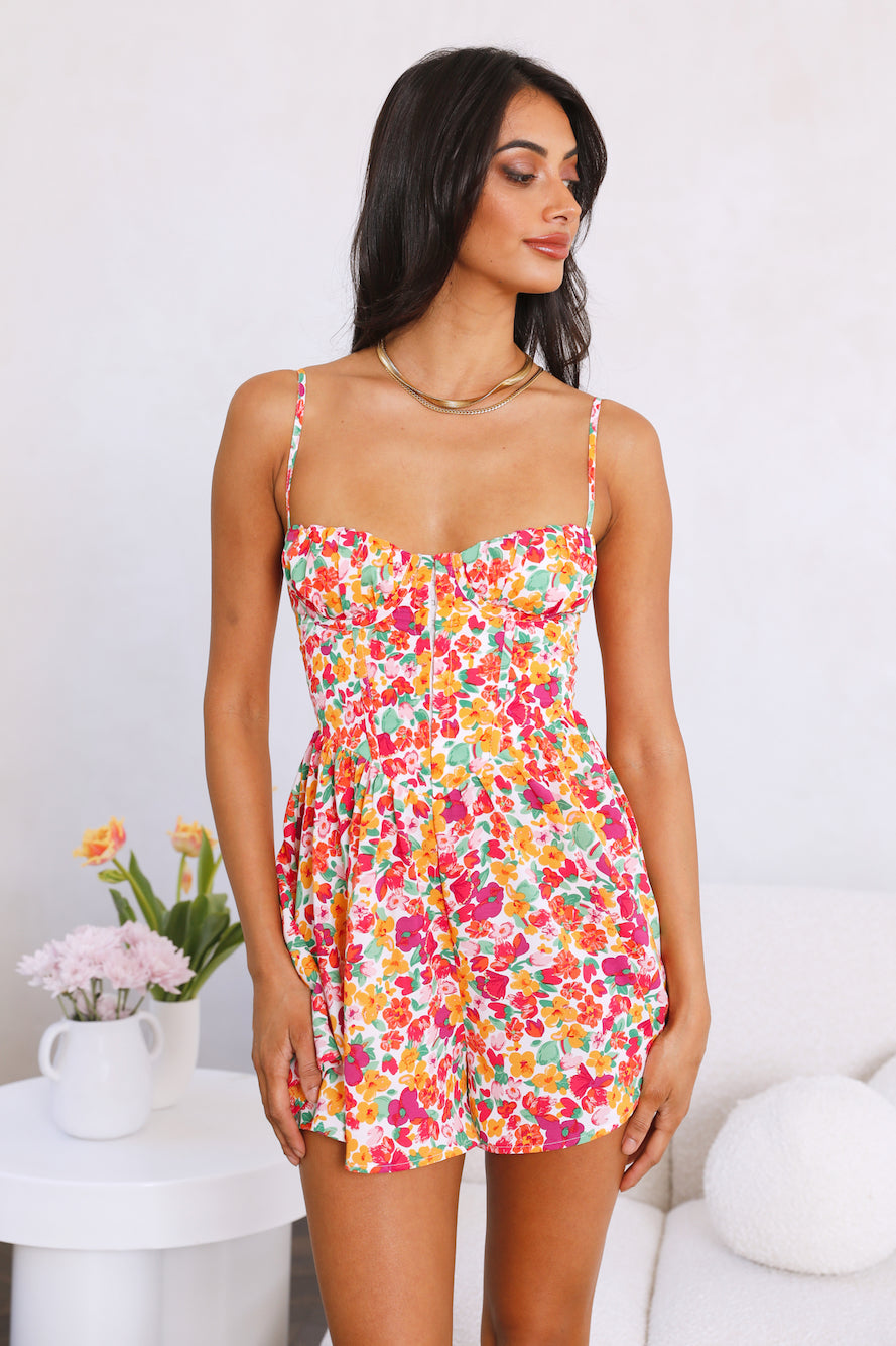 Daily Glam Romper Floral